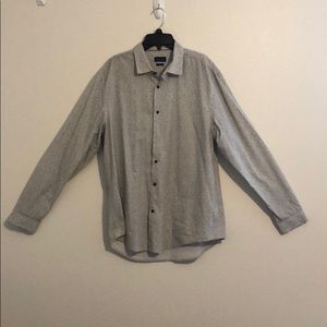 Zara Man Slim Fit Printed Button Down Shirt